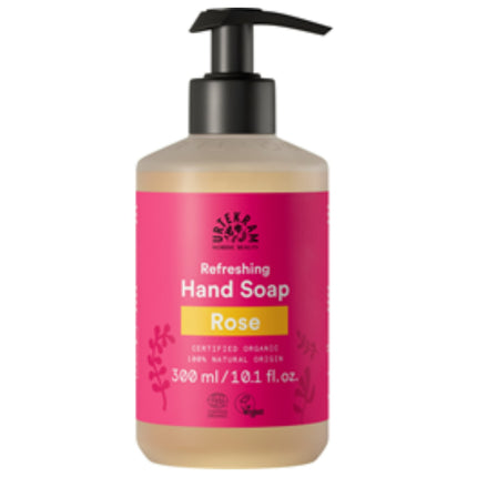 Jabón De Manos Orgánico Hidratante Rosa 300 Ml - Urtekram