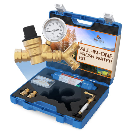 Kit de agua dulce RV RVandTT RV Regulador de presión de agua para RV
