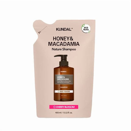 Shampoo coreano Honey & Macadamia Refill 400ml | Cherry Blossom