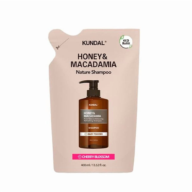 Shampoo coreano Honey & Macadamia Refill 400ml | Cherry Blossom