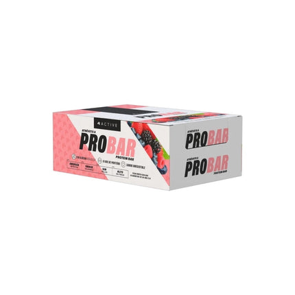 Box 16 Barras Probar Protein Bar Frutos Rojos - 4active