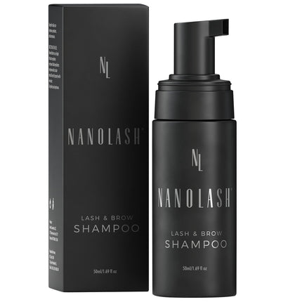 Shampoo para pestañas y cejas Nanolash 50 mL - Shampoo limpiador