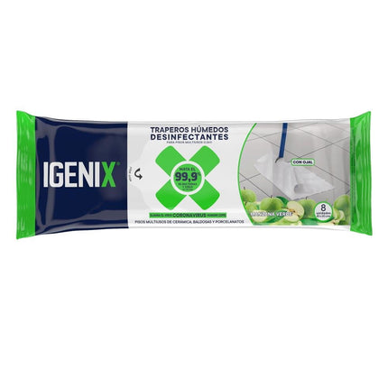 Trapero Húmedo Manzana Verde Bolsa Resellable, 8 Un