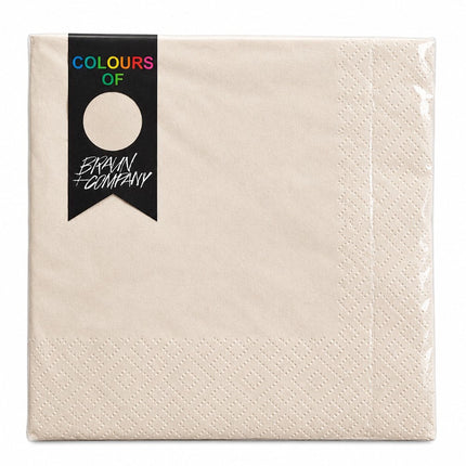 Servilletas Mesa Surtido Colores 33x33 cm, 20 Un