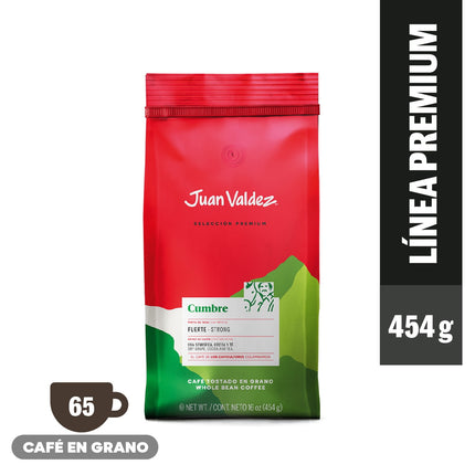 Café en Grano Juan Valdez Cumbre 454 g