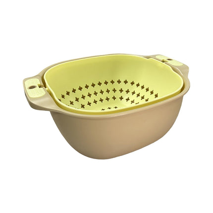 Colador De Pasta Colador Giratorio De Doble Capa Para Frijoles Espaguetis