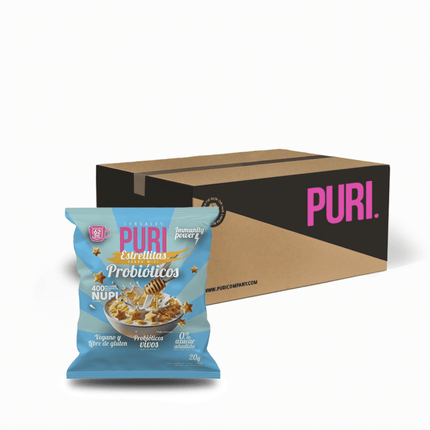 Pack Puri Cereales Estrellitas Miel x28 unidades colación 20gr.
