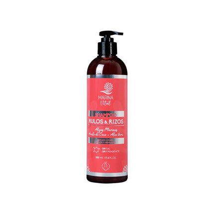 Shampoo Rulos & Rizos 500 ml Marina Vital