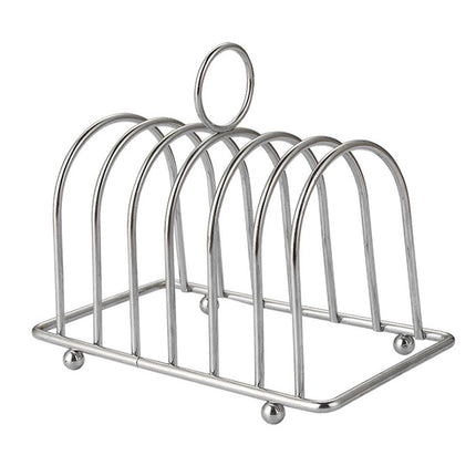 Soporte Para Estante Para Tostadas, Decoración De Encimera Portátil, Soporte Para Pan, Soporte Para Pan Plateado