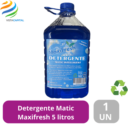 Detergente Maxifresh Matic 5 Litros ecop Unidad