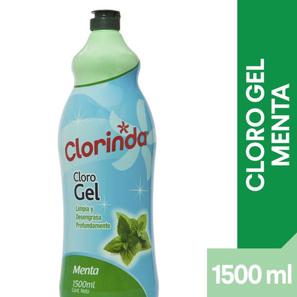 Cloro Gel Menta  Botella, 1500 ml
