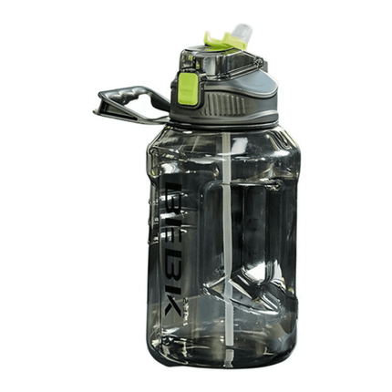 Botella De Agua Deportiva Gym Fitness + Pajita Unisex 2300ml