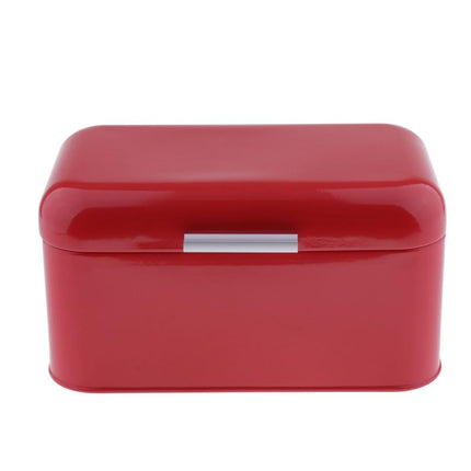 Caja De Pan Simple Hierro Cocina Oficina Almacenamiento Contenedor De Alimentos Multicolor Rojo