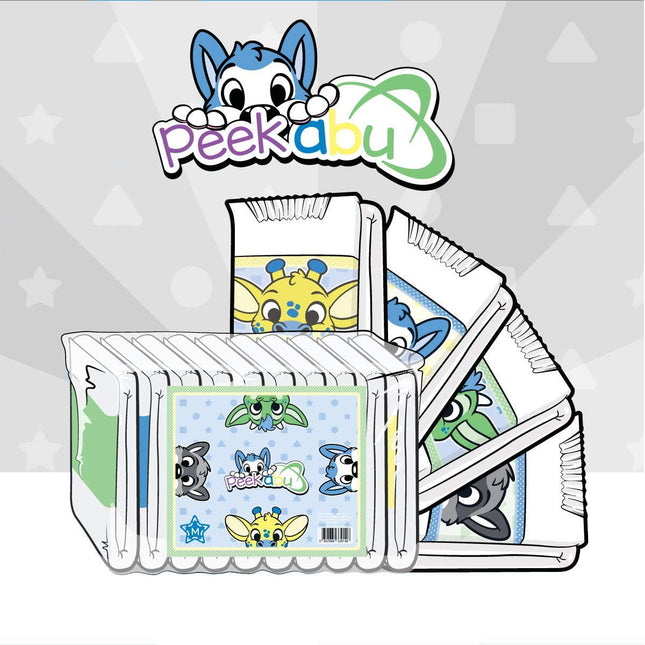 Pañales para adultos AbUniverse PeekAbu, paquete de 10 unidades, tamaño XL, 7500 ml, Absorb
