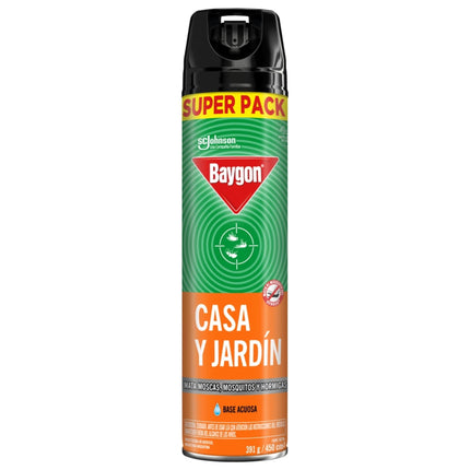 Insecticida Aerosol Casa y Jardín Bonus, Aerosol 450 cc