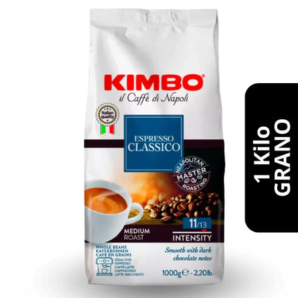 CAFE KIMBO ESPRESSO CLASSICO EN GRANO 1 KILO