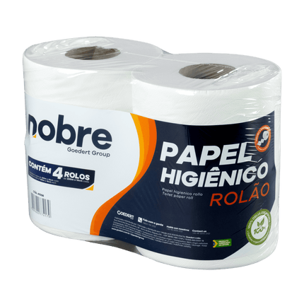 Pack de 4 Rollos de Papel Higiénico 200 MTS x 10 CM NOBRE