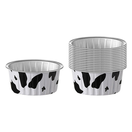 15 Uds. De Tazas De Aluminio Para Magdalenas, Tazas De Aluminio Para Hornear Para Clubes, Pasteles De Queso, Postre, Pastel De Leche