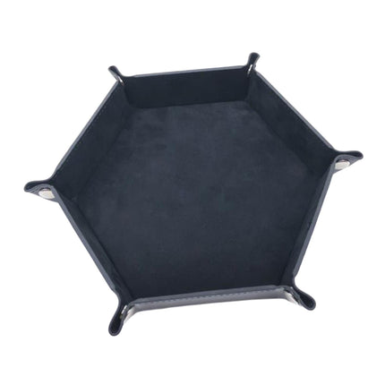 Soporte Plegable Para Bandeja De Dados, Terciopelo De Cuero PU Para Juegos De Mesa, Dulces, Auriculares