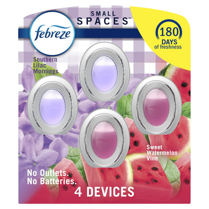 Ambientador Febreze Small Spaces, sandía dulce, 4 unidades