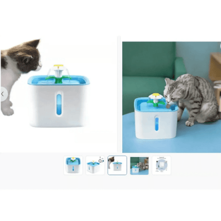 Dispensador De Agua Automatico Tipo Fuente Para Mascotas