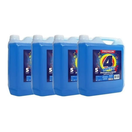 Pack De Detergente Concentrado - 20 Litros - 4 Bidones