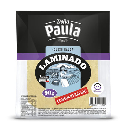 Queso Gauda Laminado, 90 g