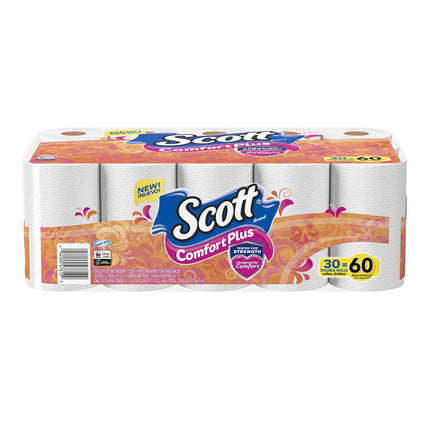 Papel Higiénico Scott ComfortPlus Doble Rollo Paquete de 30