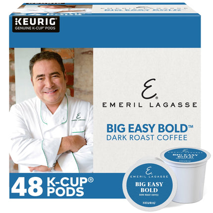 Café Keurig K-Cup Pods Emeril Big Easy Bold Dark Roast 48