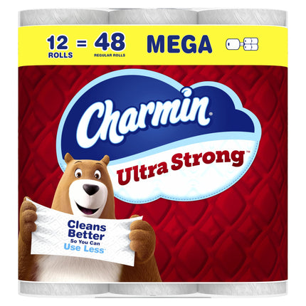Papel higiénico Charmin Ultra Strong 12 mega rollos de 2 capas