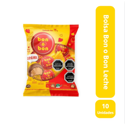 Pack Bolsa Bon O Bon Leche 75 Grs