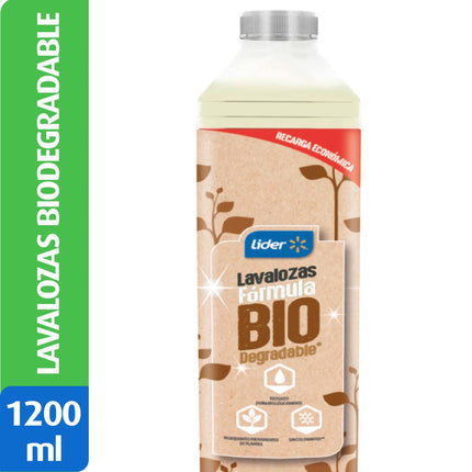 Lavalozas Fórmula Biodegradable Botella, 1200 ml