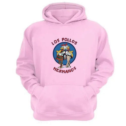 Polerón Canguro Los Pollos Hermanos Rosa Talla Xs Unisex