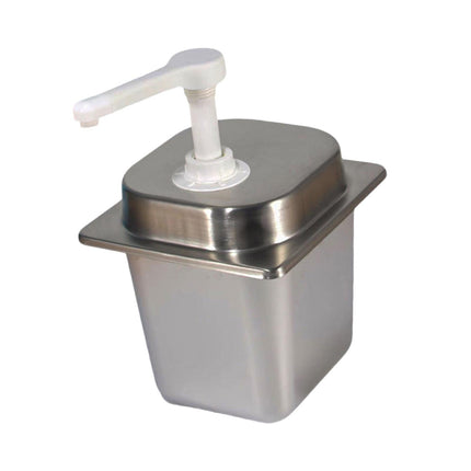 Dispensador Manual De Salsas, 2,3 L, Botella Con Bomba Manual Para Condimentos, Para Restaurante, Hogar, 15 Cc