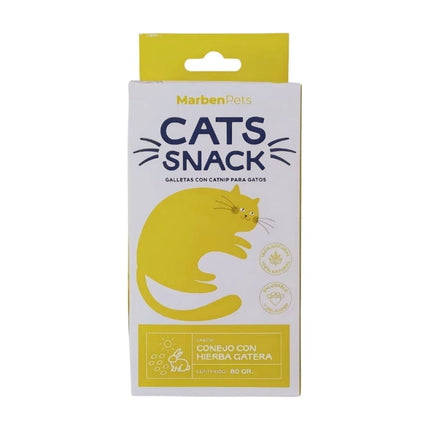 Galletas Cats Snack Conejo Con Hierba Gatera 80 Grs.