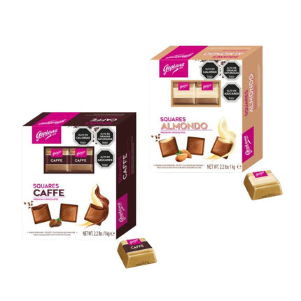 Pack Chocolates Bombón Cafe 1 kg + 1  Almendra 1Kg