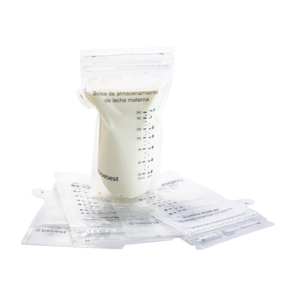 Pack 30 Bolsas Para almacenar Leche Materna 200 Ml
