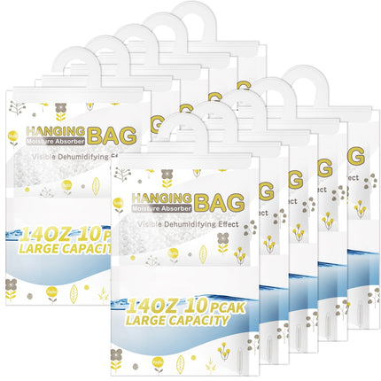 Deshumidificador de armario colgante Vacplus con absorción de humedad, 500 ml x 10