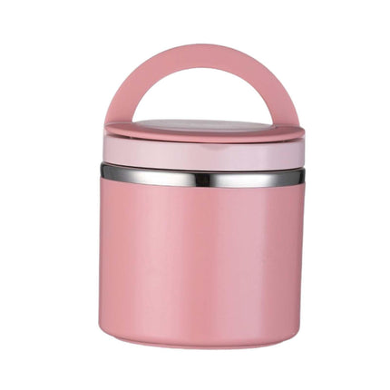 Fiambrera Fideos Olla Ensaladera Caja De Picnic Al Aire Libre Para Senderismo Viajes Picnic 1000 Ml Rosa