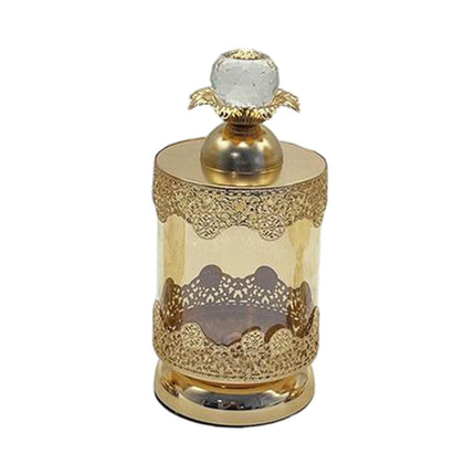 Tarro De Cristal De Lujo Europeo Para Almacenar Azúcar, Centro De Mesa De Cocina, Tarro Para Dulces, 21 Cm X 10,5 Cm