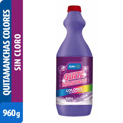 Quitamanchas Líquido Colores Llamativos Sin Cloro Botella, 960 g