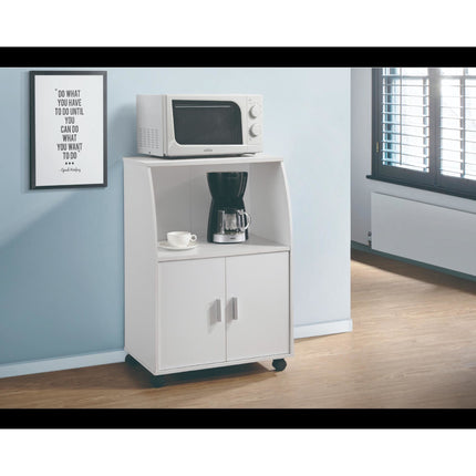 Cajonera Cocina con Ruedas 60x38x83 Cm Blanco