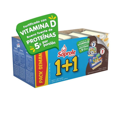 Yoghurt con Cereal 1+1 Pack x5 Zucaritas + Mini Cookies Mix, 140 gr | Apishop
