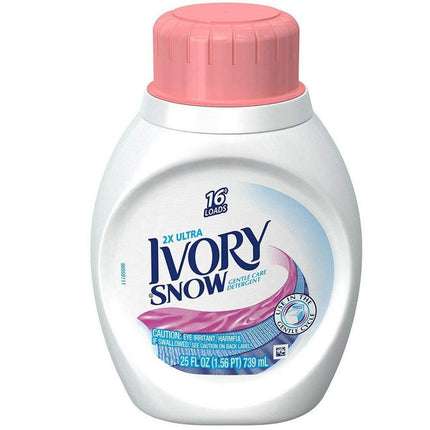 Detergente líquido para ropa Ivory Snow 739 ml, 16 lavados