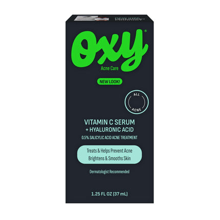Suero Oxy Vitamina C + Ácido Hialurónico para el Cuidado del Acné Facial