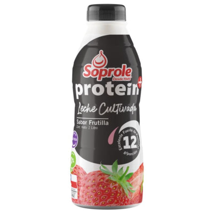 Leche Cultivada Proteína Frutilla, 1 L | Apishop