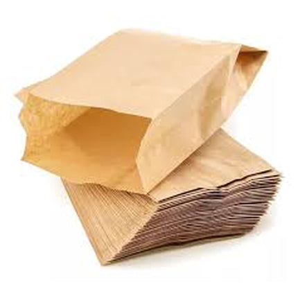 Bolsa De Papel Kraft Saco 1kg 26cm X 12cm Pack 100 Unds Pan