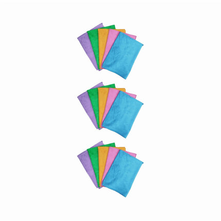 Pack 15 Paños Microfibra con ojal 70x50 Ultra Absorbente