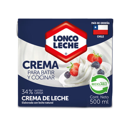 Crema Tradicional Para Batir, 500 ml
