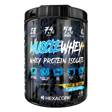 Muscle Whey Protein Proteina Isolate 4.8lb Dulce De Leche